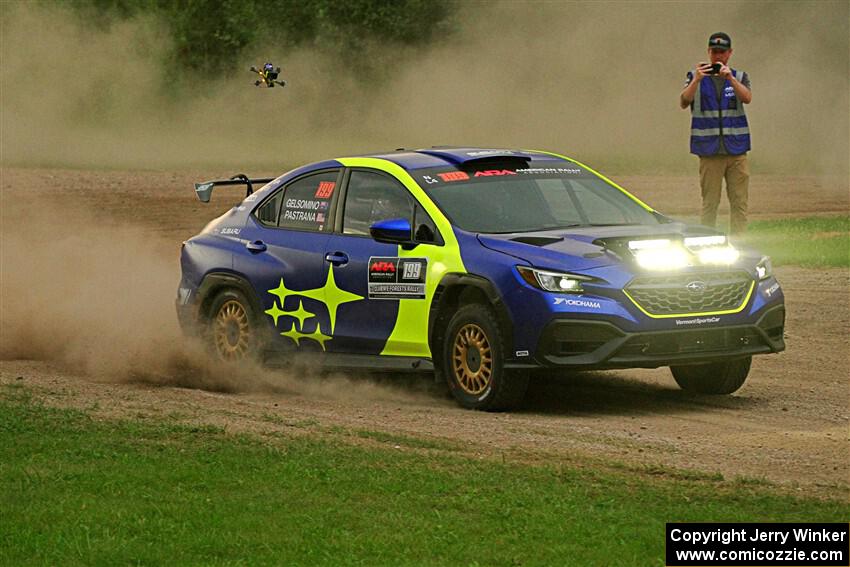 Travis Pastrana / Rhianon Gelsomino Subaru WRX ARA25L on SS1, Soo Pass I.