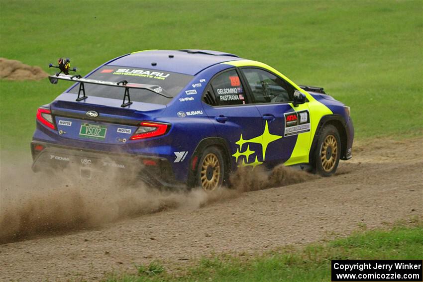 Travis Pastrana / Rhianon Gelsomino Subaru WRX ARA25L on SS1, Soo Pass I.