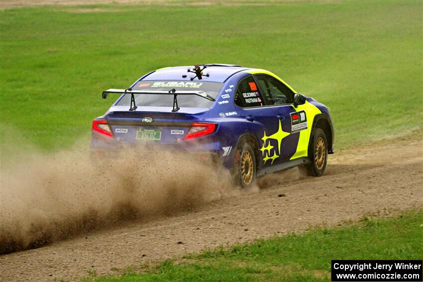 Travis Pastrana / Rhianon Gelsomino Subaru WRX ARA25L on SS1, Soo Pass I.