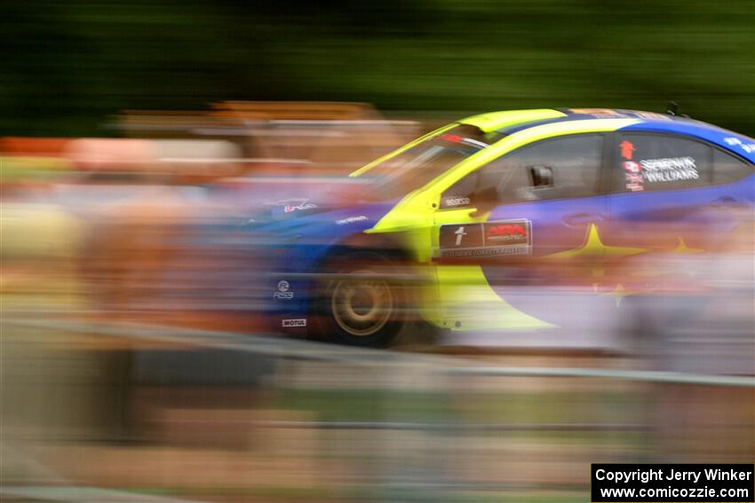 Brandon Semenuk / Keaton Williams Subaru WRX ARA25 on SS1, Soo Pass I.