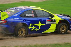 Brandon Semenuk / Keaton Williams Subaru WRX ARA25 on SS1, Soo Pass I.
