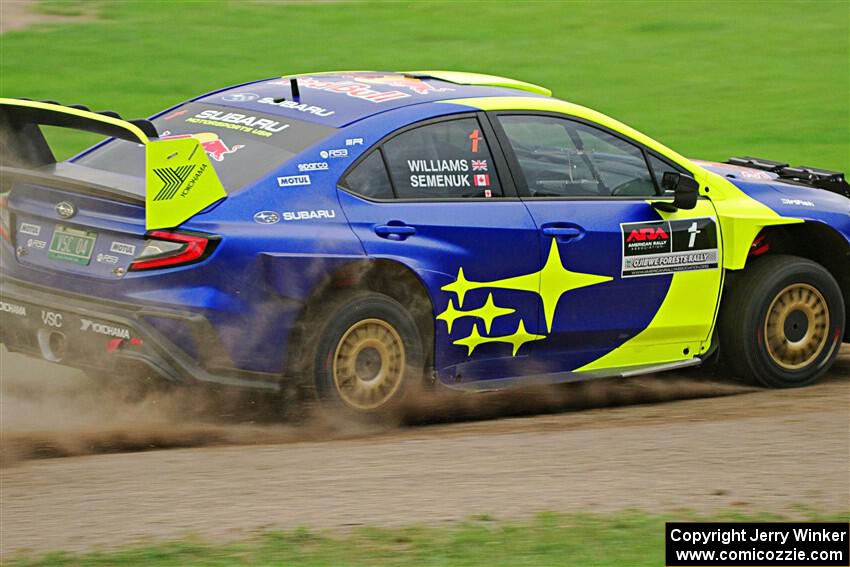 Brandon Semenuk / Keaton Williams Subaru WRX ARA25 on SS1, Soo Pass I.