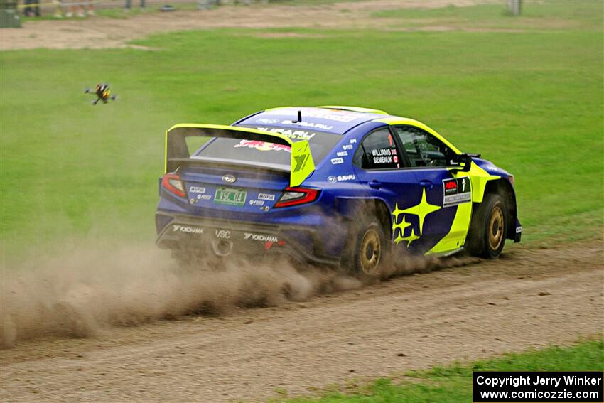 Brandon Semenuk / Keaton Williams Subaru WRX ARA25 on SS1, Soo Pass I.