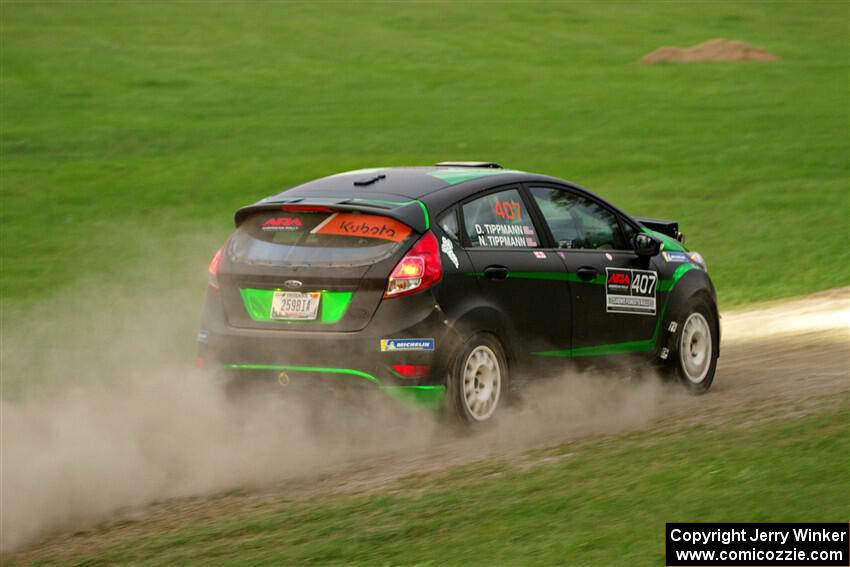 Nick Tippman / David Tippman Ford Fiesta ST on SS2, Soo Pass II.