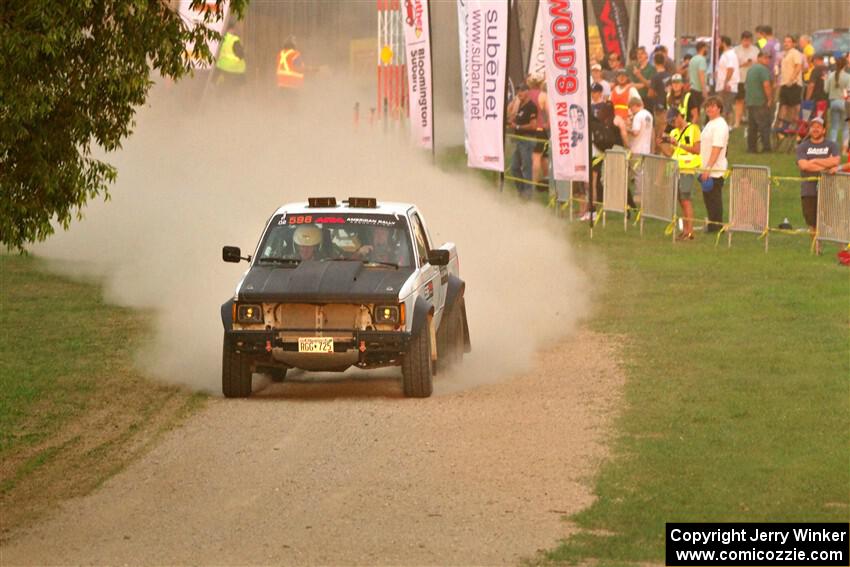 Scott Parrott / Shawn Silewski Chevy S-10 on SS2, Soo Pass II.