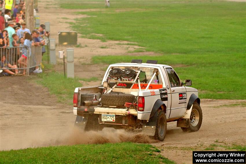 Scott Parrott / Shawn Silewski Chevy S-10 on SS2, Soo Pass II.
