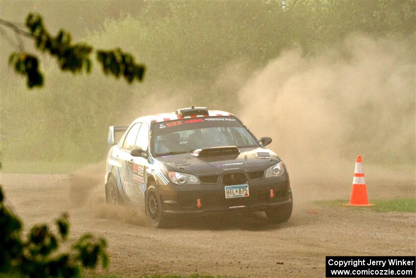 Matt James / Jackie James Subaru Impreza on SS2, Soo Pass II.