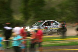 Peter Farrow / Jackson Sedivy Subaru WRX on SS2, Soo Pass II.