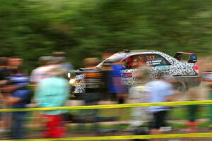 Peter Farrow / Jackson Sedivy Subaru WRX on SS2, Soo Pass II.