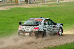 Peter Farrow / Jackson Sedivy Subaru WRX on SS2, Soo Pass II.