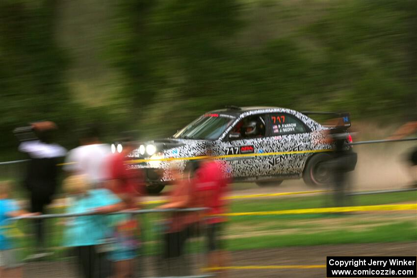 Peter Farrow / Jackson Sedivy Subaru WRX on SS2, Soo Pass II.