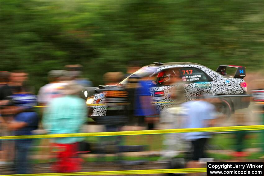 Peter Farrow / Jackson Sedivy Subaru WRX on SS2, Soo Pass II.
