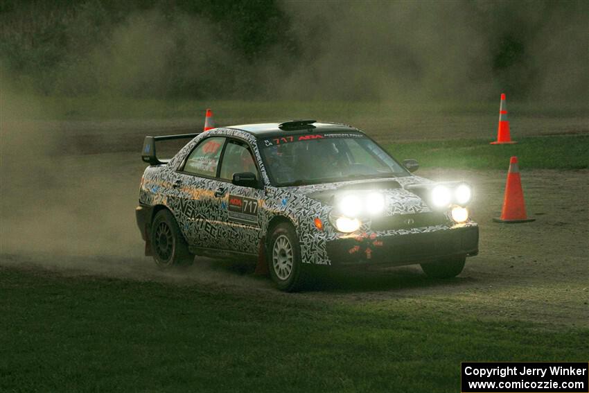 Peter Farrow / Jackson Sedivy Subaru WRX on SS2, Soo Pass II.