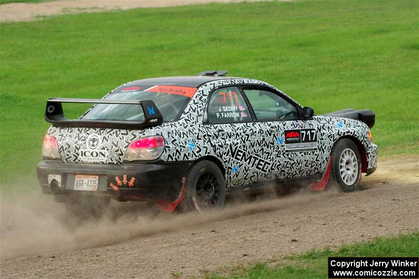 Peter Farrow / Jackson Sedivy Subaru WRX on SS2, Soo Pass II.
