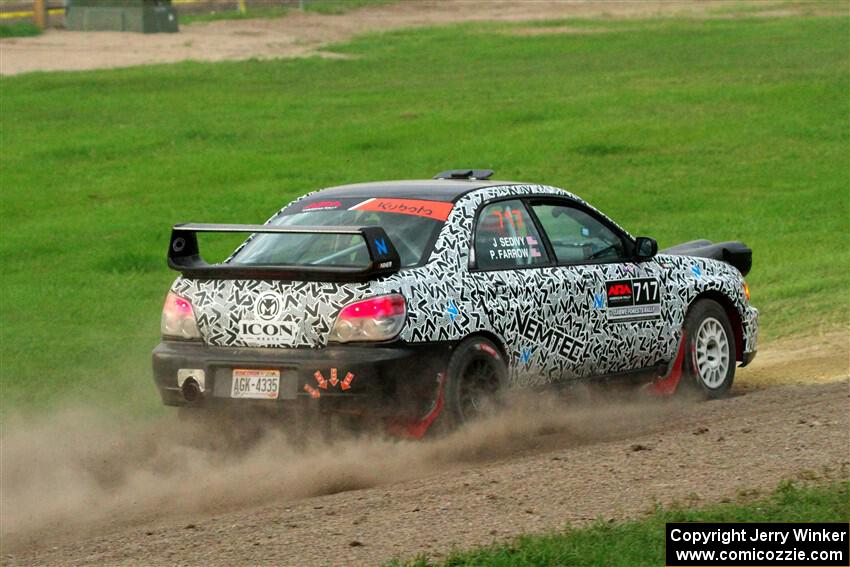 Peter Farrow / Jackson Sedivy Subaru WRX on SS2, Soo Pass II.