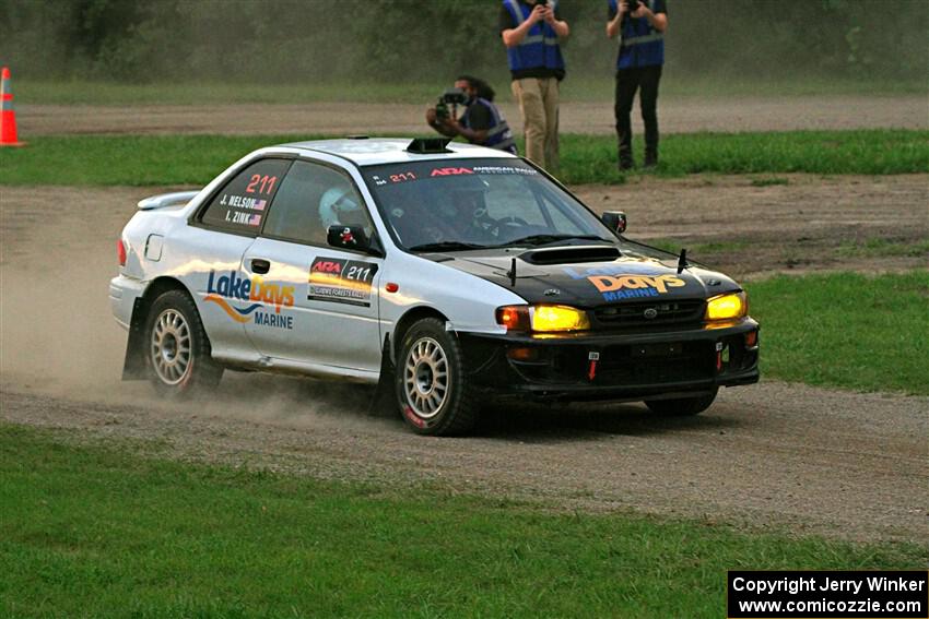 Jack Nelson / Isaac Zink Subaru Impreza on SS2, Soo Pass II.