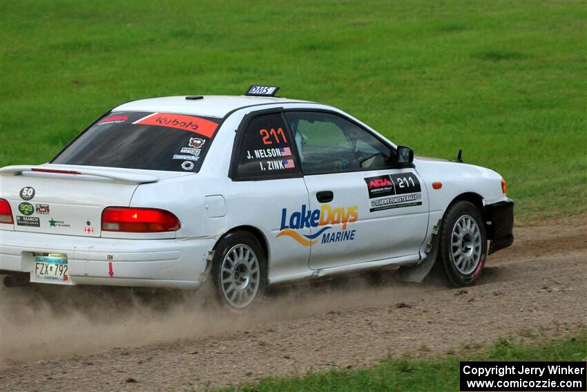 Jack Nelson / Isaac Zink Subaru Impreza on SS2, Soo Pass II.