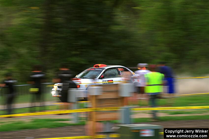 Richard Donovan / Greg Donovan Subaru Impreza on SS2, Soo Pass II.