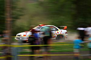 Richard Donovan / Greg Donovan Subaru Impreza on SS2, Soo Pass II.