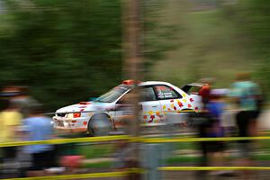 Richard Donovan / Greg Donovan Subaru Impreza on SS2, Soo Pass II.