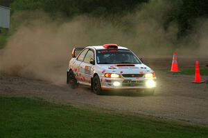 Richard Donovan / Greg Donovan Subaru Impreza on SS2, Soo Pass II.
