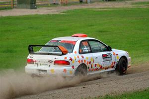 Richard Donovan / Greg Donovan Subaru Impreza on SS2, Soo Pass II.