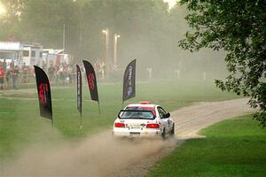 Richard Donovan / Greg Donovan Subaru Impreza on SS2, Soo Pass II.