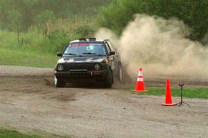 Andy Cowan / John Vinti VW Jetta VR6 on SS2, Soo Pass II.