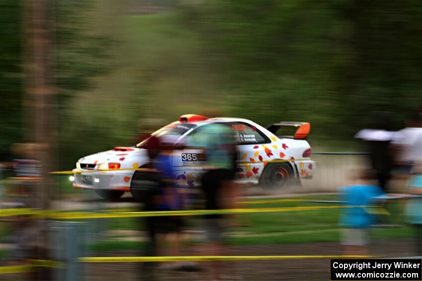 Richard Donovan / Greg Donovan Subaru Impreza on SS2, Soo Pass II.