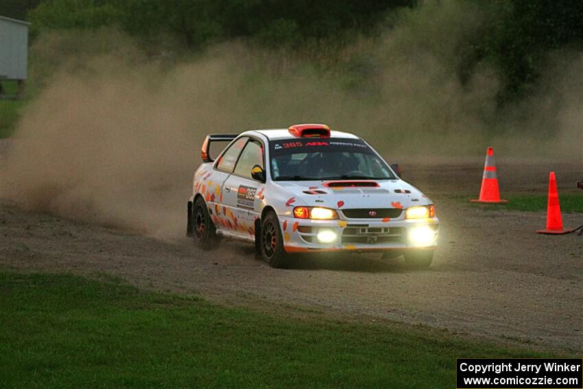 Richard Donovan / Greg Donovan Subaru Impreza on SS2, Soo Pass II.