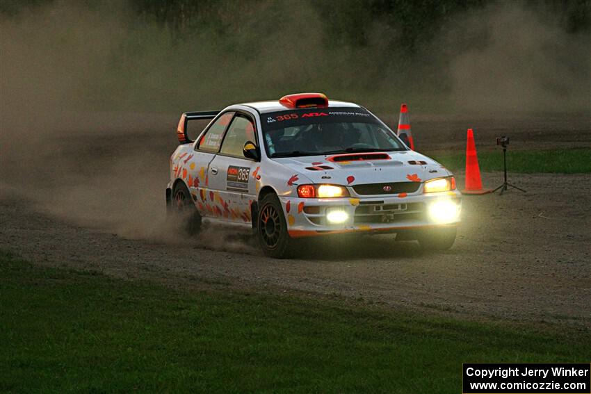 Richard Donovan / Greg Donovan Subaru Impreza on SS2, Soo Pass II.