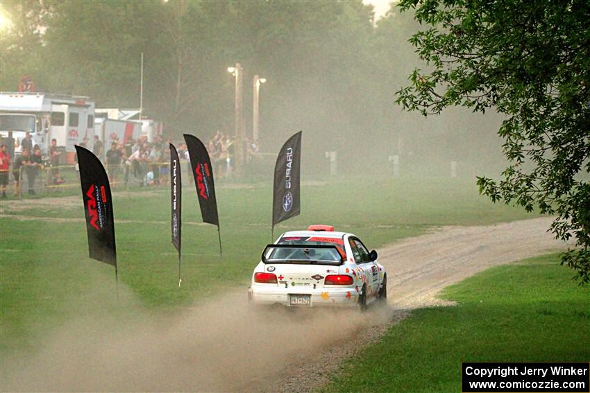 Richard Donovan / Greg Donovan Subaru Impreza on SS2, Soo Pass II.