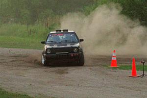 Andy Cowan / John Vinti VW Jetta VR6 on SS2, Soo Pass II.