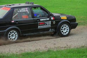 Andy Cowan / John Vinti VW Jetta VR6 on SS2, Soo Pass II.