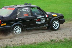 Andy Cowan / John Vinti VW Jetta VR6 on SS2, Soo Pass II.