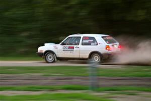 Josh Nykanen / Corey Morris VW GTI on SS2, Soo Pass II.