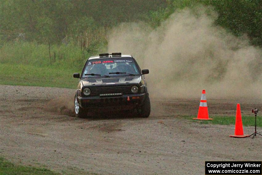 Andy Cowan / John Vinti VW Jetta VR6 on SS2, Soo Pass II.