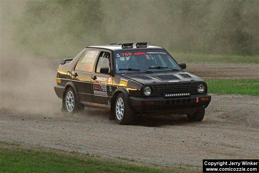 Andy Cowan / John Vinti VW Jetta VR6 on SS2, Soo Pass II.