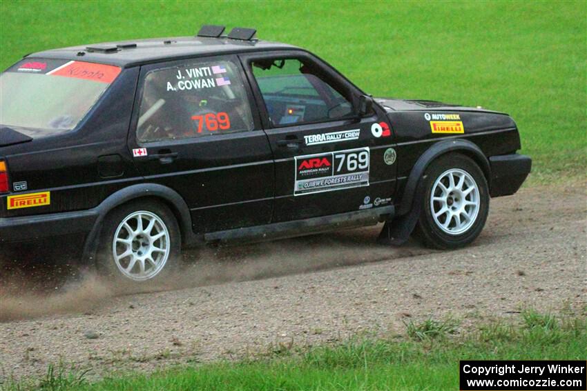 Andy Cowan / John Vinti VW Jetta VR6 on SS2, Soo Pass II.