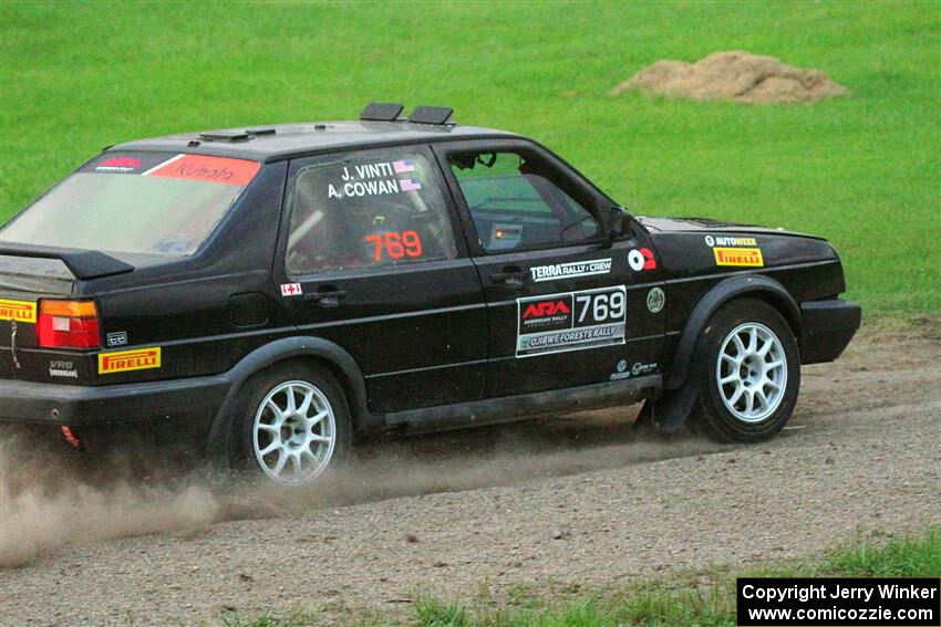 Andy Cowan / John Vinti VW Jetta VR6 on SS2, Soo Pass II.