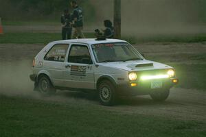 Josh Nykanen / Corey Morris VW GTI on SS2, Soo Pass II.