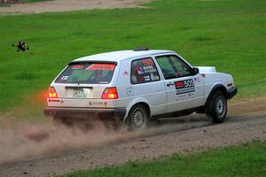 Josh Nykanen / Corey Morris VW GTI on SS2, Soo Pass II.