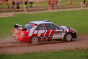 Scott Crouch / Elizabeth Crouch Subaru WRX on SS2, Soo Pass II.