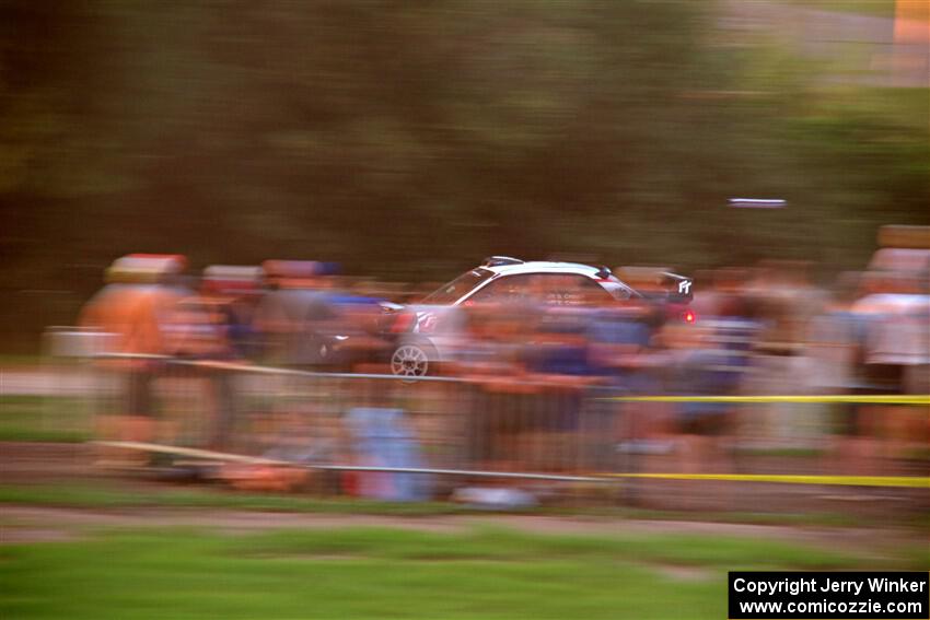 Scott Crouch / Elizabeth Crouch Subaru WRX on SS2, Soo Pass II.