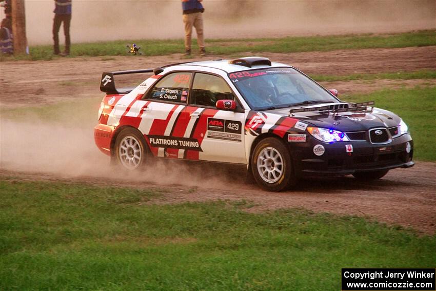 Scott Crouch / Elizabeth Crouch Subaru WRX on SS2, Soo Pass II.