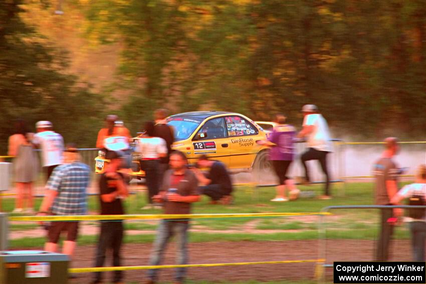 Steve Gingras / Katie Gingras Subaru Impreza on SS2, Soo Pass II.