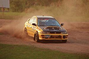 Steve Gingras / Katie Gingras Subaru Impreza on SS2, Soo Pass II.