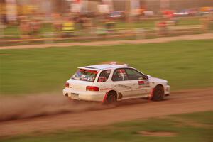 Aidan Hicks / John Hicks Subaru Impreza Wagon on SS2, Soo Pass II.