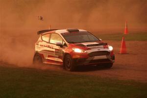 Madelyn Tabor / Sophia McKee Ford Fiesta Rally3 on SS2, Soo Pass II.