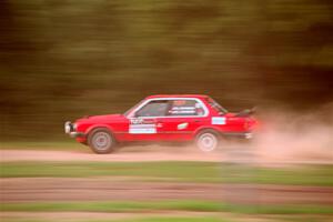 Levi Johnson / Griffin Johnson BMW 325e on SS2, Soo Pass II.